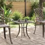 Mesa de jardín aluminio fundido bronce 53x53x53 cm by vidaXL, Garden tables - Ref: Foro24-4002819, Price: 77,74 €, Discount: %