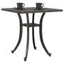 Mesa de jardín aluminio fundido bronce 53x53x53 cm by vidaXL, Garden tables - Ref: Foro24-4002819, Price: 77,74 €, Discount: %