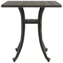 Mesa de jardín aluminio fundido bronce 53x53x53 cm by vidaXL, Garden tables - Ref: Foro24-4002819, Price: 77,74 €, Discount: %