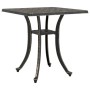 Mesa de jardín aluminio fundido bronce 53x53x53 cm by vidaXL, Garden tables - Ref: Foro24-4002819, Price: 77,74 €, Discount: %