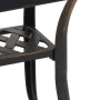 Mesa de jardín aluminio fundido bronce 53x53x53 cm by vidaXL, Garden tables - Ref: Foro24-4002819, Price: 77,74 €, Discount: %