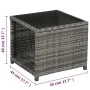 Garten-Bistromöbel-Set 3-teilig mit grauen synthetischen Rattankissen von vidaXL, Gartensets - Ref: Foro24-47678, Preis: 361,...