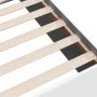 White engineered wood bed frame 75x190 cm by vidaXL, Beds and slatted bases - Ref: Foro24-841986, Price: 68,40 €, Discount: %