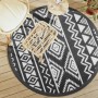 Außen-Teppich ARAKIL schwarz Ø160 cm PP von vidaXL, Outdoor-Protektoren - Ref: Foro24-368535, Preis: 30,53 €, Rabatt: %