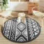 Außen-Teppich ARAKIL schwarz Ø160 cm PP von vidaXL, Outdoor-Protektoren - Ref: Foro24-368535, Preis: 29,91 €, Rabatt: %