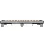 Sonoma-graues Metall-Holzwerkstoff-Bettgestell, 120 x 190 cm von vidaXL, Betten und Lattenroste - Ref: Foro24-845890, Preis: ...