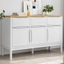 Sideboard FLORO aus massiver Kiefer in Weiß 114x43x74 cm von vidaXL, Sideboards - Ref: Foro24-374024, Preis: 191,24 €, Rabatt: %