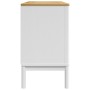 Sideboard FLORO aus massiver Kiefer in Weiß 114x43x74 cm von vidaXL, Sideboards - Ref: Foro24-374024, Preis: 191,24 €, Rabatt: %