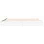 Estructura de cama madera de ingeniería blanca 150x200 cm de vidaXL, Camas y somieres - Ref: Foro24-842014, Precio: 90,64 €, ...