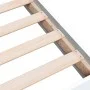 White engineered wood bed frame 150x200 cm by vidaXL, Beds and slatted bases - Ref: Foro24-842014, Price: 87,02 €, Discount: %