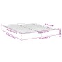 Estructura de cama madera de ingeniería blanca 150x200 cm de vidaXL, Camas y somieres - Ref: Foro24-842014, Precio: 90,64 €, ...