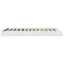 White engineered wood bed frame 100x200 cm by vidaXL, Beds and slatted bases - Ref: Foro24-842056, Price: 64,32 €, Discount: %