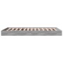 Sonoma-grauer Holzwerkstoff-Bettrahmen 100 x 200 cm von vidaXL, Betten und Lattenroste - Ref: Foro24-842061, Preis: 64,30 €, ...