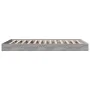 Sonoma gray engineered wood bed frame 100x200 cm by vidaXL, Beds and slatted bases - Ref: Foro24-842061, Price: 63,51 €, Disc...