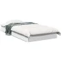 Estructura de cama madera de ingeniería blanca 90x200 cm de vidaXL, Camas y somieres - Ref: Foro24-842063, Precio: 79,39 €, D...