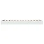 White engineered wood bed frame 90x200 cm by vidaXL, Beds and slatted bases - Ref: Foro24-842063, Price: 78,14 €, Discount: %