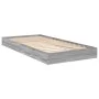 Estructura de cama madera de ingeniería gris Sonoma 90x200 cm de vidaXL, Camas y somieres - Ref: Foro24-842068, Precio: 63,31...