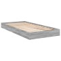 Sonoma-grauer Holzwerkstoff-Bettrahmen 90 x 200 cm von vidaXL, Betten und Lattenroste - Ref: Foro24-842068, Preis: 65,86 €, R...