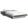 Estructura de cama madera de ingeniería gris hormigón 75x190 cm de vidaXL, Camas y somieres - Ref: Foro24-842080, Precio: 60,...