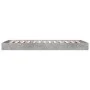 Estructura de cama madera de ingeniería gris hormigón 75x190 cm de vidaXL, Camas y somieres - Ref: Foro24-842080, Precio: 60,...