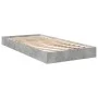 Concrete gray engineered wood bed frame 75x190 cm by vidaXL, Beds and slatted bases - Ref: Foro24-842080, Price: 60,40 €, Dis...