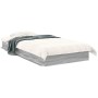 Estructura de cama madera de ingeniería gris Sonoma 75x190 cm de vidaXL, Camas y somieres - Ref: Foro24-842082, Precio: 60,31 €
