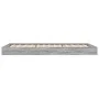 Sonoma gray engineered wood bed frame 75x190 cm by vidaXL, Beds and slatted bases - Ref: Foro24-842082, Price: 59,63 €, Disco...