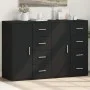 Aparadores 2 uds madera de ingeniería negro 59x39x80 cm by vidaXL, Sideboards - Ref: Foro24-3276631, Price: 198,14 €, Discoun...