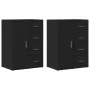 Aparadores 2 uds madera de ingeniería negro 59x39x80 cm by vidaXL, Sideboards - Ref: Foro24-3276631, Price: 198,14 €, Discoun...