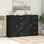Aparadores 2 uds madera de ingeniería negro 59x39x80 cm by vidaXL, Sideboards - Ref: Foro24-3276631, Price: 201,31 €, Discoun...