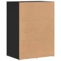 Aparadores 2 uds madera de ingeniería negro 59x39x80 cm by vidaXL, Sideboards - Ref: Foro24-3276631, Price: 198,14 €, Discoun...