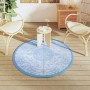 Außen Teppich ARAKIL in Babyblau Ø120 cm aus PP von vidaXL, Outdoor-Protektoren - Ref: Foro24-368498, Preis: 24,72 €, Rabatt: %