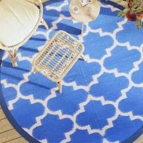 Alfombra exterior ARAKIL azul Ø200 cm PP by vidaXL, Outdoor protectors - Ref: Foro24-368540, Price: 40,64 €, Discount: %