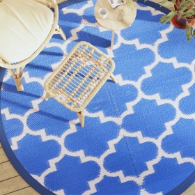 Alfombra exterior ARAKIL azul Ø200 cm PP by vidaXL, Outdoor protectors - Ref: Foro24-368540, Price: 41,45 €, Discount: %
