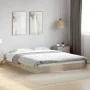 Estructura de cama madera de ingeniería roble Sonoma 160x200 cm de vidaXL, Camas y somieres - Ref: Foro24-842009, Precio: 126...