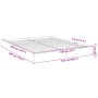 Sonoma oak engineered wood bed frame 160x200 cm by vidaXL, Beds and slatted bases - Ref: Foro24-842009, Price: 107,39 €, Disc...