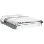 Estructura de cama madera de ingeniería blanca 135x190 cm de vidaXL, Camas y somieres - Ref: Foro24-842042, Precio: 97,90 €, ...