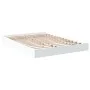 Estructura de cama madera de ingeniería blanca 135x190 cm de vidaXL, Camas y somieres - Ref: Foro24-842042, Precio: 97,90 €, ...