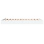 Estructura de cama madera de ingeniería blanca 135x190 cm de vidaXL, Camas y somieres - Ref: Foro24-842042, Precio: 99,32 €