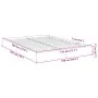 Estructura de cama madera de ingeniería blanca 135x190 cm de vidaXL, Camas y somieres - Ref: Foro24-842042, Precio: 97,90 €, ...