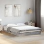 Sonoma-grauer Holzwerkstoff-Bettrahmen 120 x 190 cm von vidaXL, Betten und Lattenroste - Ref: Foro24-842054, Preis: 81,54 €, ...