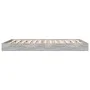Estructura de cama madera de ingeniería gris Sonoma 120x190 cm de vidaXL, Camas y somieres - Ref: Foro24-842054, Precio: 80,5...
