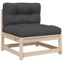 Juego de sofás de jardín 8 pzas con conjines madera maciza pino by vidaXL, Garden sets - Ref: Foro24-3299346, Price: 729,90 €...