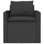 Juego de sofás jardín 4 pzas con cojines ratán sintético negro by vidaXL, Garden sets - Ref: Foro24-366359, Price: 226,68 €, ...