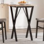 Patas de mesa de comedor estructura X acero 40x40x73 cm by vidaXL, Table legs - Ref: Foro24-357903, Price: 47,29 €, Discount: %