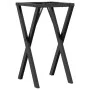 Patas de mesa de comedor estructura X acero 40x40x73 cm de vidaXL, Patas para mesas - Ref: Foro24-357903, Precio: 46,52 €, De...