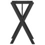Patas de mesa de comedor estructura X acero 40x40x73 cm by vidaXL, Table legs - Ref: Foro24-357903, Price: 47,29 €, Discount: %