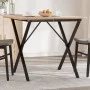 Patas de mesa de comedor estructura X acero 70x70x73 cm by vidaXL, Table legs - Ref: Foro24-357908, Price: 51,62 €, Discount: %
