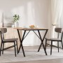 Patas de mesa de comedor estructura X acero 70x70x73 cm by vidaXL, Table legs - Ref: Foro24-357908, Price: 52,39 €, Discount: %