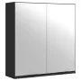 Badezimmerschrank mit Spiegel aus schwarzem Ingenieurholz 64x20x67 cm. von vidaXL, Badezimmerwaschtische - Ref: Foro24-833560...
